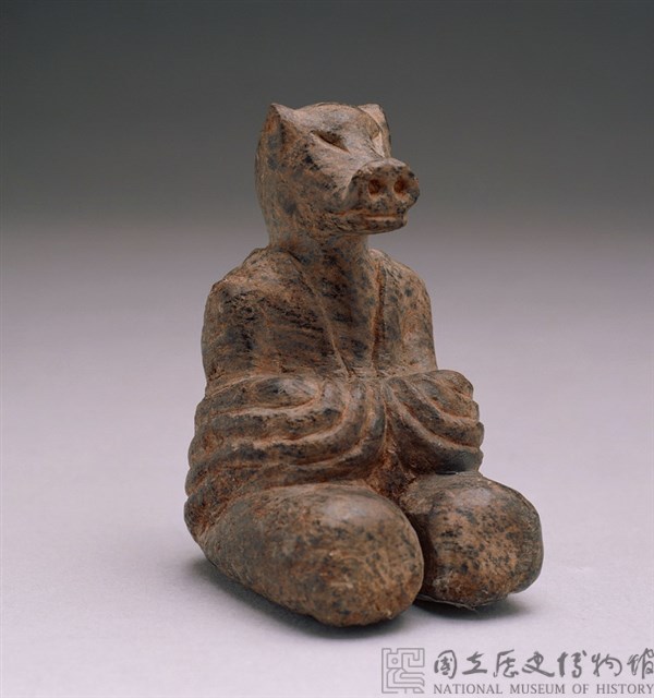 石雕豬首人身像藏品圖，第1張