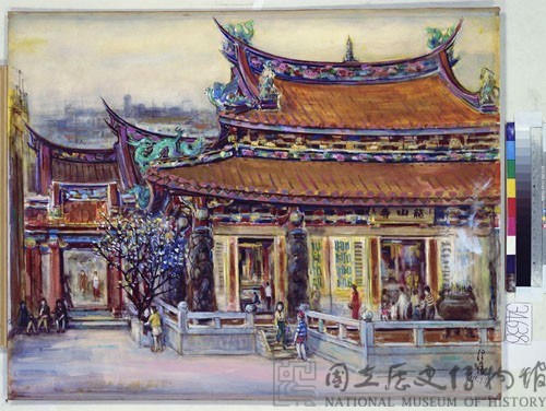 台北龍山寺藏品圖，第1張