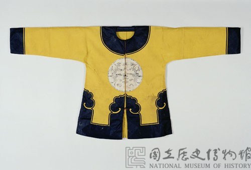石黃色麻質轎衣藏品圖，第1張