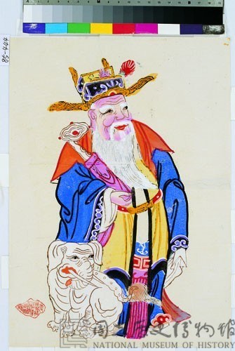 文官門神(白象)藏品圖，第1張