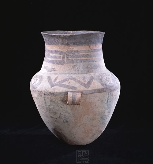 Double-handled earthenware jar with painted decoration. Collection Image, Figure 8, Total 9 Figures