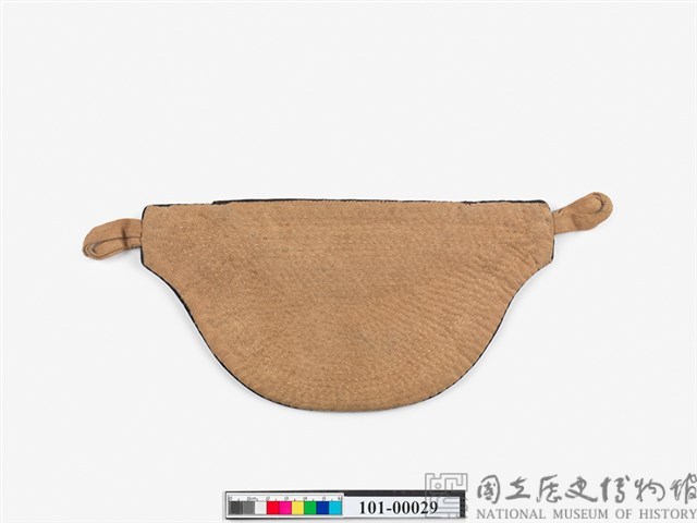 十字繡方格紋抱腹荷包藏品圖，第2張