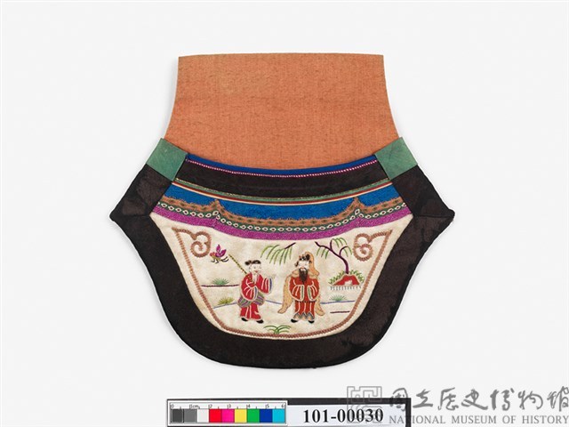 戲曲人物紋船形荷包藏品圖，第1張