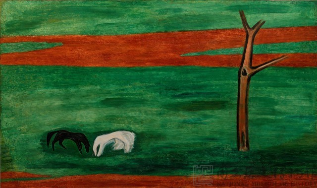 黑白雙馬藏品圖，第2張