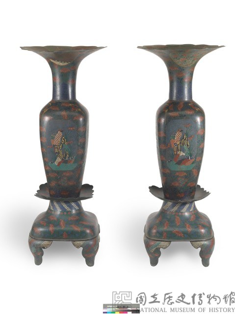 掐絲琺瑯大瓶藏品圖，第2張