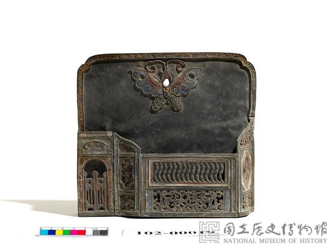 蝶紋燈心蕊壁掛藏品圖，第1張