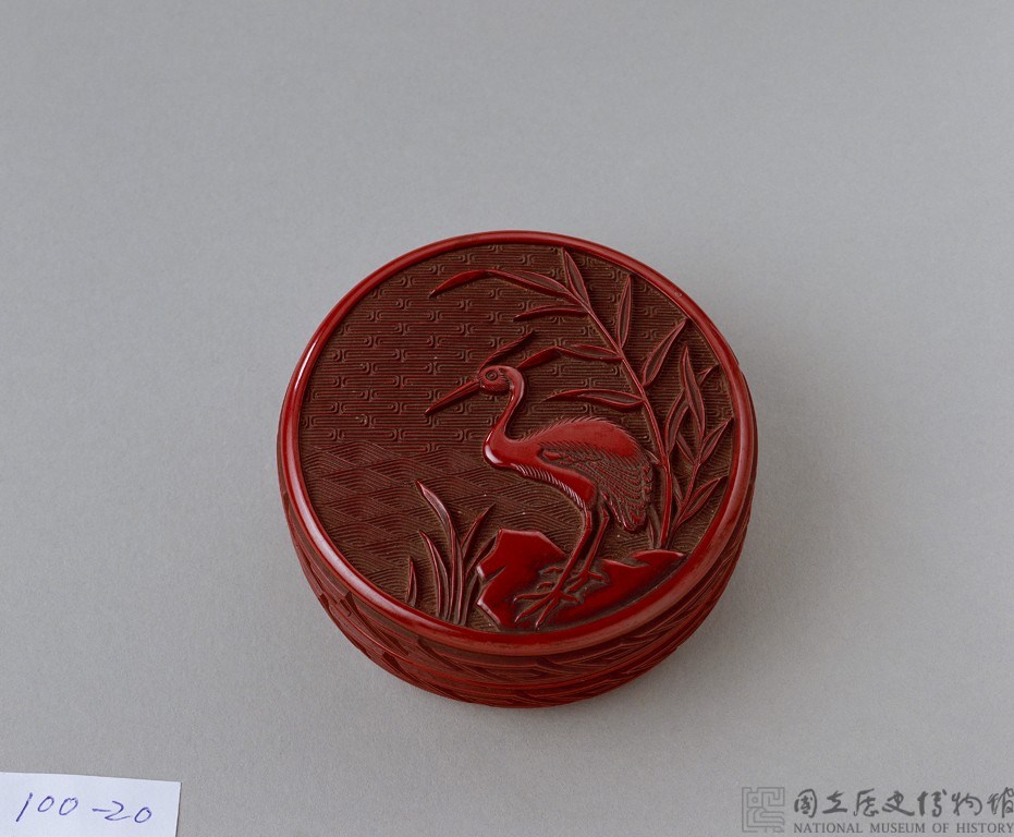 剔紅小圓盒藏品圖，第1張