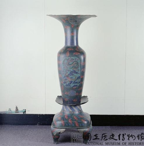 掐絲琺瑯大瓶藏品圖，第2張