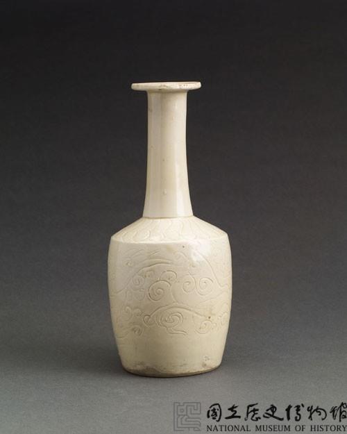 刻花棒槌瓶藏品圖，第1張
