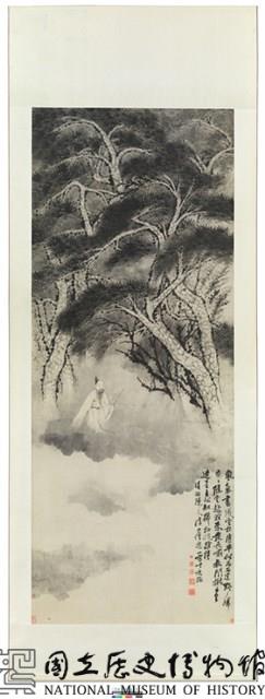 仿石濤松下高士圖藏品圖，第2張