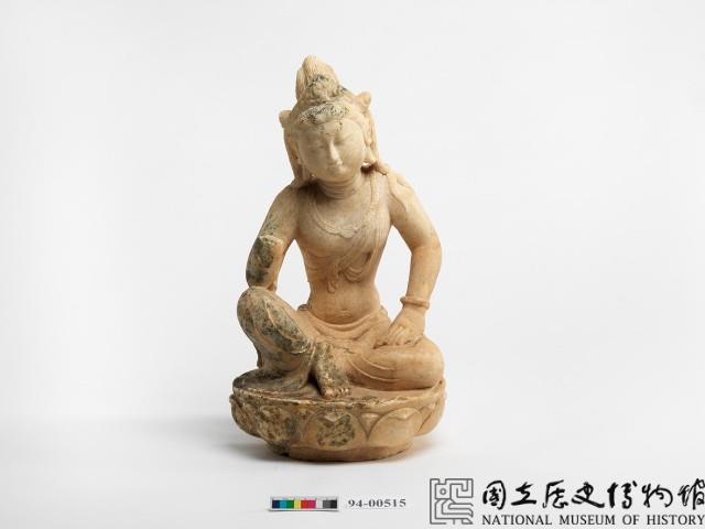 漢白玉菩薩坐像藏品圖，第1張