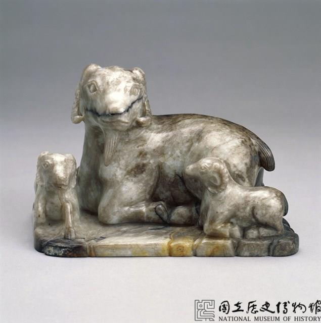 玉雕三羊開泰藏品圖，第1張