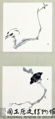 仿八大山人魚鳥藏品圖，第2張