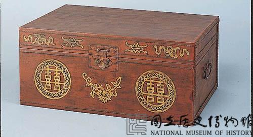 雙喜紋皮箱藏品圖，第2張
