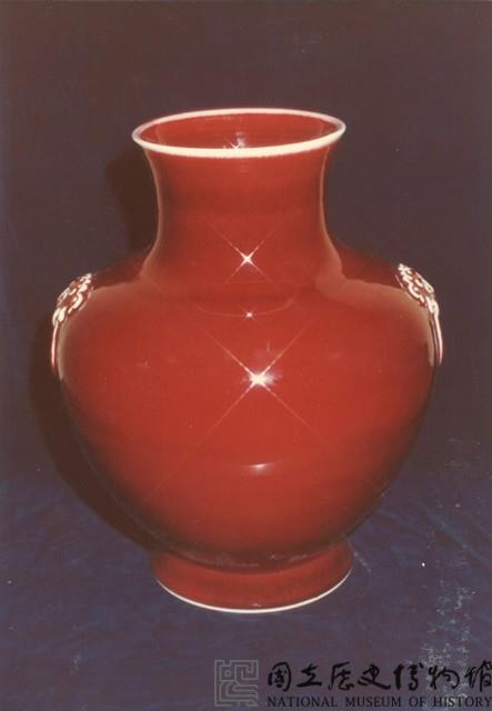 台湾　蔡曉芳　暁芳窯　赤絵龍波文　梅瓶　D　6086E 台湾 蔡曉芳 暁芳窯 赤絵龍波文 梅瓶 D 6086E 美術品・アンティーク・