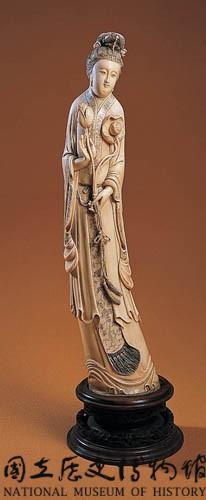 牙雕何仙姑藏品圖，第2張