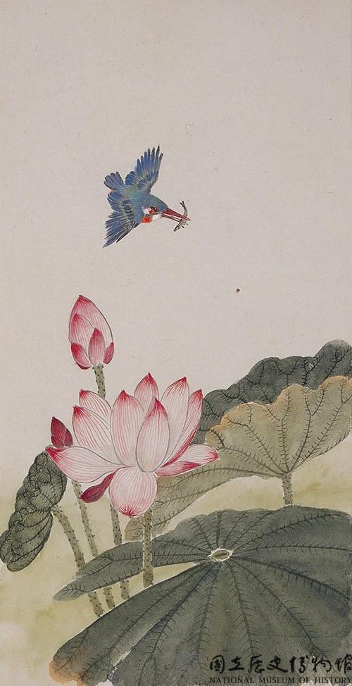 荷塘翠鳥藏品圖，第3張