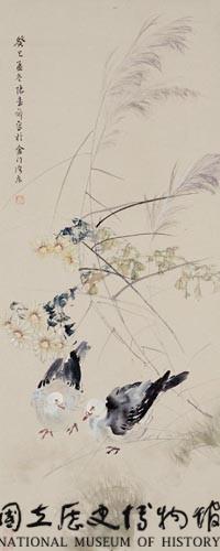 蘆菊雙鴿藏品圖，第1張