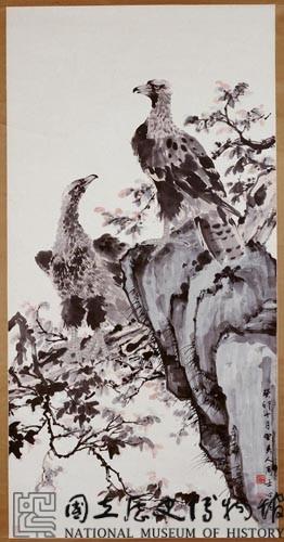 雙鷹圖-國立歷史博物館-藏品資料-27211 