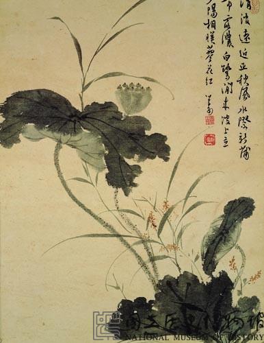 秋荷白鷺藏品圖，第3張