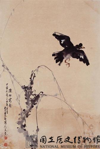 疏柳霜禽藏品圖，第1張