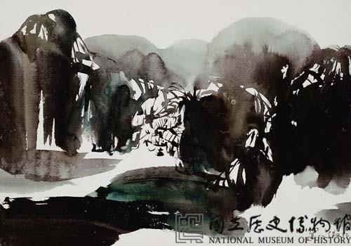 水墨山水-國立歷史博物館-藏品資料-79-00204
