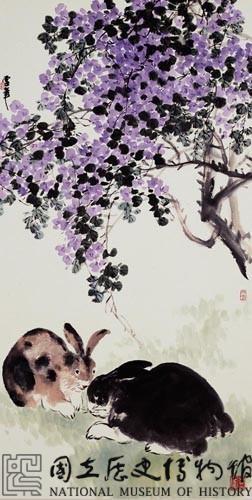 雙兔九重葛藏品圖，第1張