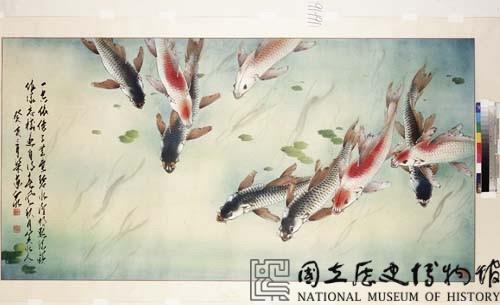 九如錦鯉圖藏品圖，第1張