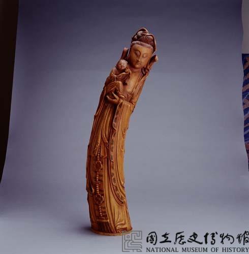 牙雕仕女藏品圖，第1張