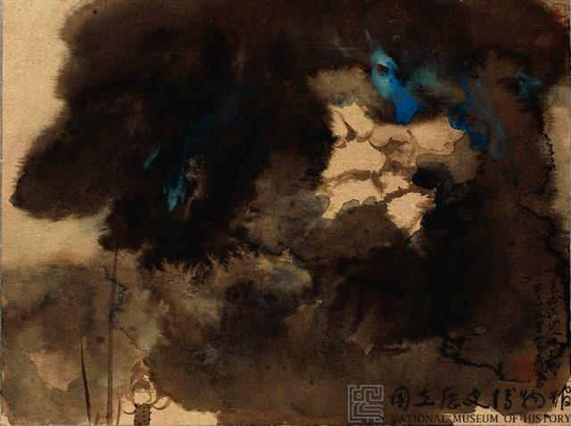 潑墨荷花藏品圖，第1張