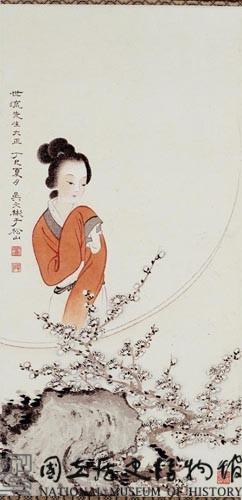 仕女圖-國立歷史博物館-藏品資料-80-00116