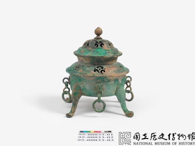 青銅四足提鍊薰爐藏品圖，第4張