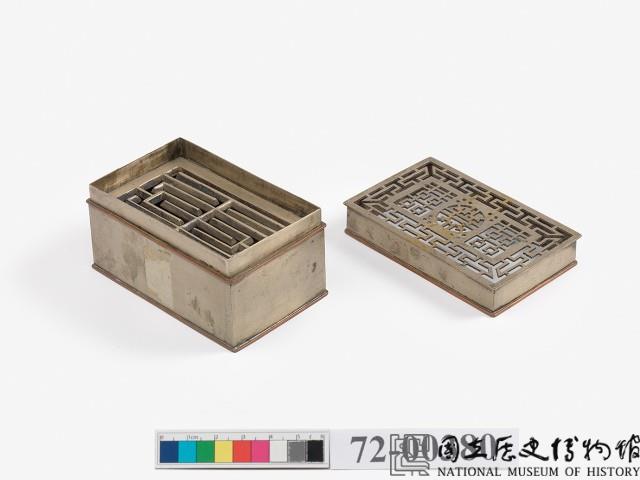 白銅三格鼻煙花薰藏品圖，第3張