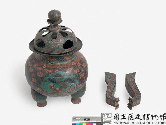 掐絲琺瑯鼎藏品圖，第3張