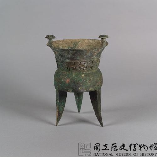 饕餮紋銅斝藏品圖，第2張