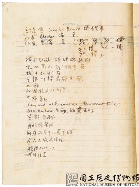 自由中國號帆船航海日記藏品圖，第4張