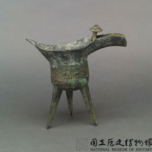 單柱饕餮紋銅爵藏品圖，第4張