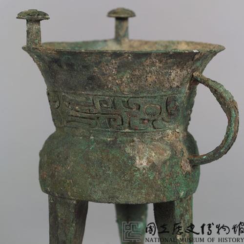 饕餮紋銅斝藏品圖，第8張
