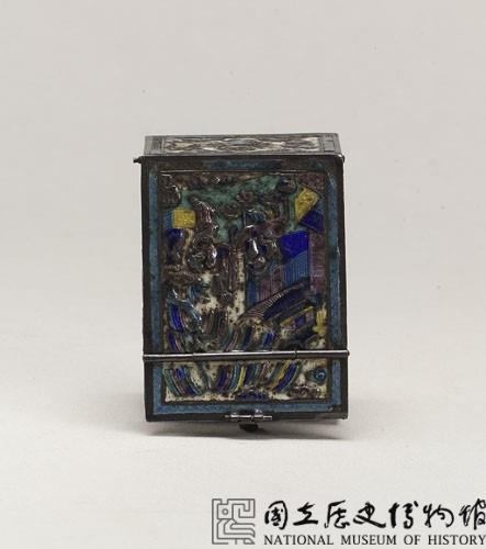內填琺瑯人物鏡盒藏品圖，第6張