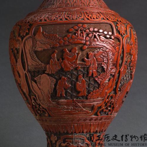 剔紅大花瓶藏品圖，第11張