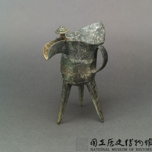 單柱饕餮紋銅爵藏品圖，第7張
