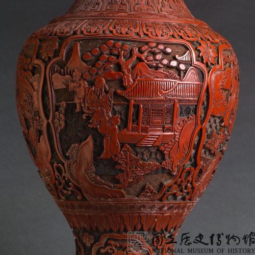 剔紅大花瓶藏品圖，第12張