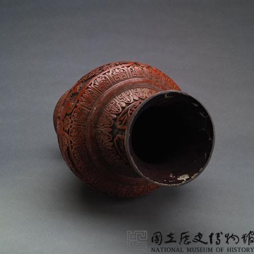 剔紅大花瓶藏品圖，第6張