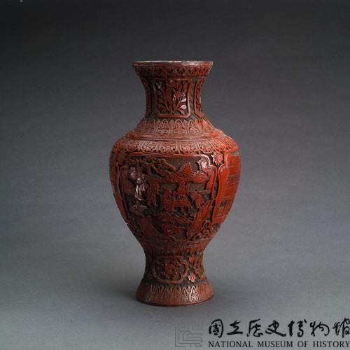 剔紅大花瓶藏品圖，第5張