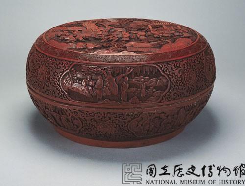 剔紅大花瓶藏品圖，第1張