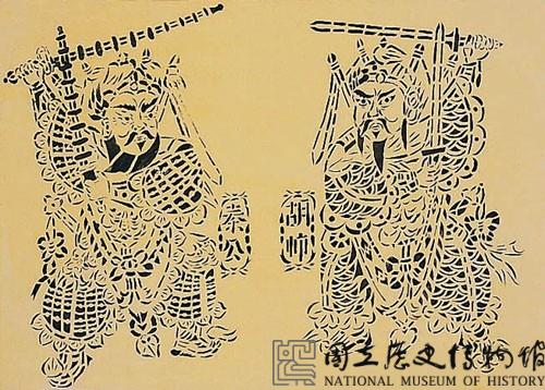 將軍門神(秦瓊尉遲恭)藏品圖，第2張
