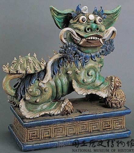 石灣陶獅弄球藏品圖，第2張