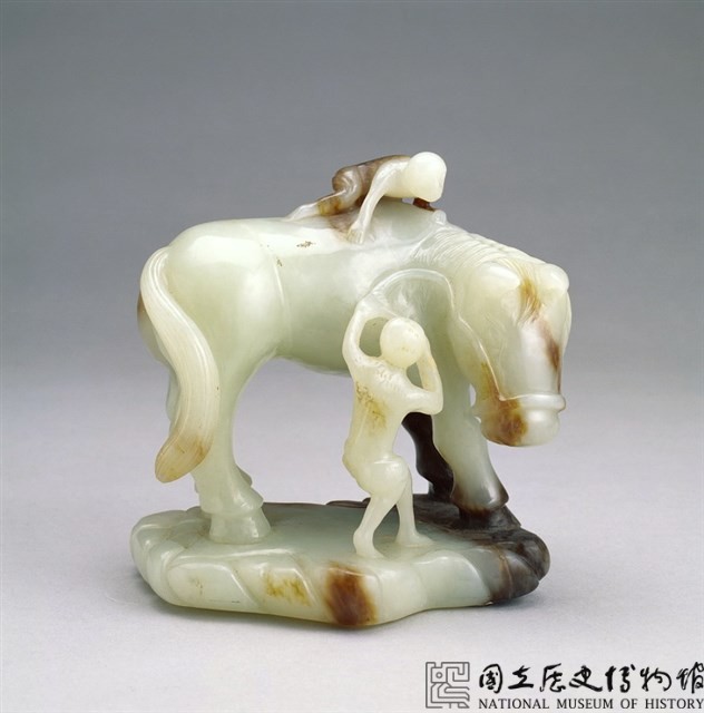 白玉馬上封侯-國立歷史博物館-藏品資料-34836