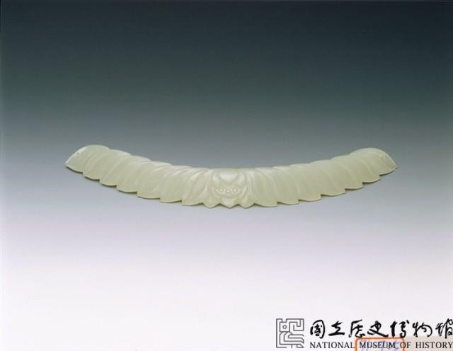 白玉蓮花抹額藏品圖，第1張