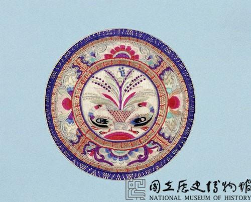 雙鵝彩繡茶墊藏品圖，第1張